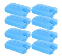 Zerodeko 8pcs Reusable Blue Ice Pack for Fan and Tower Fan with Non-leak Design and Pe Material Cooler Pack for Camping and Bedroom Use Compatible with Wide Range