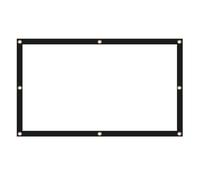 Zerodeko 9 Foldable Portable Projector Movie Screen Made of Sturdy Polyester, for Home and Classroom Use, Easy to Carry and Set for Outdoor and Indoor Entertainment