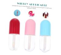 Zerodeko 9 Pcs Compact Lip Gloss Tubes Portable Lip Balm Containers DIY Lipstick Bottles for Travel and Daily Use Random Color Random Color