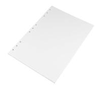 Zerodeko 90 Sheets B5 Loose-leaf Refill Papers with 9 Holes, White Dotted Notebook Replacement Paper for Journaling and Smooth Writing, for School, Store, and Daily Drawing