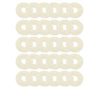 Zerodeko 90Pcs White Piano Felt Pads Washers Cushion Replacement for Keyboard Balance Keys Piano Tuning Repair Accessories Non-dyeing Material