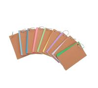 Zerodeko 9pcs Index Card Book Ruled Cards Heavy Duty Paper for School Office Note Taking and Study List Organization Random Color