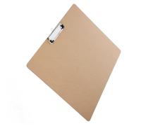 Zerodeko A3 Clipboard Clip Folder Document Holder, Khaki Density Board and Metal, Portable Lightweight Reusable Writing Board for Document and File Storage, Hotel and Kitchen