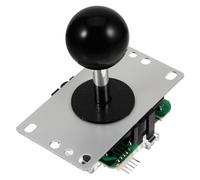 Zerodeko Abs Gamer Rocker Joystick Replacement with Circuit Board for Arcade Game Simulators Easy Installation Game Stick Controller for Realistic Vibration Gaming Experience