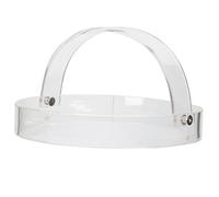 Zerodeko Acrylic Hat Display Rack Stand Clear Wig Holder for Hats Caps Wigs Elegant Countertop Storage for Use Stable Design