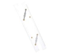 Zerodeko Acrylic Parallel Ruler Drafting Tool for Marine Research and Ocean Navigation, Featuring Convenient Pull Design and Precision Measurement, for Seafarers and Navigation Chart