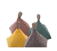 Zerodeko Activated Carbon Package Bamboo Charcoal Pyramid Burlap Charcoal Pouch for Wardrobe Odor Remover for Car Purifying New House Yellow