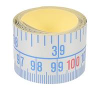 Zerodeko Adhesive Backed Workbench Ruler Tape Measure 40 Inch/101Cm Self-Sticky Flexible Measuring Tape with Imperial and Metric Scales for Woodworking and Home Improvement
