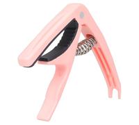 Zerodeko Adjustable ABS and Metal Guitar Capo with Spring Tension for Acoustic and Electric Guitars Pink Beautiful Decor Suitable for Playing Traditional Songs and Country Music