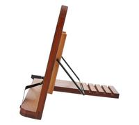 Zerodeko Adjustable Bamboo Reading Stand Lightweight Book Holder and Manuscript Rack for Desk Use in Library Or Classroom, Suitable for Study and Reading