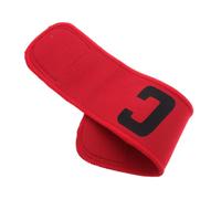 Zerodeko Adjustable Captain Armband for Football Soccer with Prominent C Design Portable Sports Band for Team Leadership Easy to Wear and Secure Fit for Matches and Training