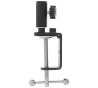 Zerodeko Adjustable Desk Clamp Mic Stand Mount Holder with C Clamp Base for Desktop Microphone Mounting, Over-The-Table Rod Support Compatible with Live Streaming and Recording Equipment