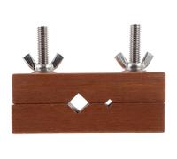 Zerodeko Adjustable Engraving Seal Fixing Tool for Seal Cutting Synthesis Material, Without Burrs, Suitable for Students, Wooden Vise Clamp for Precise Carving and Woodworking