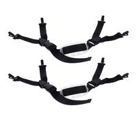 Zerodeko Adjustable Hard Hat Chin Strap 2pcs Safety Helmet Wear-resistant Chin Protection Strap Universal Helmet Accessory for Construction and Industrial Use