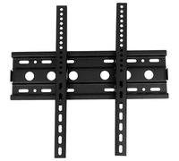Zerodeko Adjustable Steel Plate Tv Wall Mount Bracket for Bedroom and Living Room Black Wall Mounted Tv Stand with Optimal Space Utilization and Strong Support