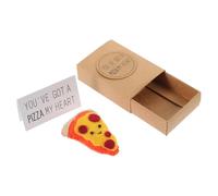 Zerodeko Adorable Mini Pizza Box Creative Festival Present for Friends for Birthdays and Holidays Lightweight and Delicate Design for Celebrations