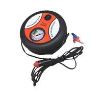 Zerodeko Air Compressor Pump Tire Inflator 12v Car Tire Red Plastic and Metal 3 Air Nozzles Visible Scale Small Size for Car