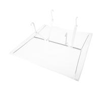 Zerodeko Air Conditioning Vent Deflector for Bedroom and Office, Easy to Install Wind Diverter with White Plastic and Cotton Cloth Material, Protects from Direct Wind for Daily Life Use