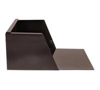 Zerodeko Aluminum Alloy Downspout Splash Block Coffee Colour Sturdy Rainwater Collector Efficient Gutter Extension for Buildings Protecting Home Foundations