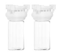Zerodeko Ant Water Feeder 2pcs Plastic Cups 2.36x1.26x1.26in Stable without Tilting Suitable for Ant Nest and Colony Care