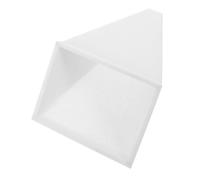 Zerodeko Anti-spill Fuse Bead Funnel for Jar with Controlled Dispensing, White Plastic Bead Bucket Outlet Spout Suitable for Crafting Workspace and Classroom Activities, 15x10x5.5cm