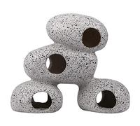 Zerodeko Aquarium Hideaway Rocks Cave Fish Tank Decorations Accessories Rockery Landscape Rock Hiding Cave Stone Fish Shelter