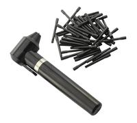 Zerodeko Artist Pigment Stirrer Pigment Mixer Stirrer for Art Enthusiasts Black Plastic Easy to Operate Powered by 2pcs Aa Batteries for Crafters and Art Projects