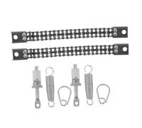 Zerodeko Bass Drum Foot Pedal Chain with Spring Hooks and Screws Replacement Kit for Single Double Kick Pedal Drum Accessories Easy Installation for Professional Home Use