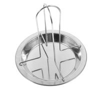 Zerodeko Bbq Barbecue Rack Barbecue Tool Thick Stainless Steel with Baking and Smoky Effect, Sturdy Silver for Grilling Meat and Vegetables for Outdoor Camping