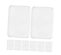 Zerodeko BBQ Grill Mesh Mat Non-Stick Metal Barbecue Net Reusable Outdoor Grill Accessories for Camping Picnic 8pcs Set