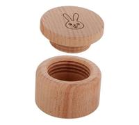 Zerodeko Beech Wood Boys and Girls Tooth Storage Box Multi-Purpose Tooth Fairy Keepsake Organizer Hand-Painted Decorative Box