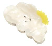 Zerodeko Beige Women Hair Jaw Clips Made from Sturdy Acetate Sheet Chic Shape, Easy to Use and Hard to Break, Hair Accessory for Taking a Shower or Working