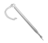 Zerodeko Bible Reading Pointer Tool Hexagram Yad Finger Pointer with Chain | 6.5-21.46‘’ Telescopic Jewish Metal Finger Torah Pointer For Mitzvah Torah Reading Wedding Christian Baptism Present