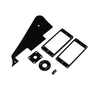 Zerodeko Black Acoustic Guitar Replacement Accessory Pickguard for with Lightweight Design and Music Learners