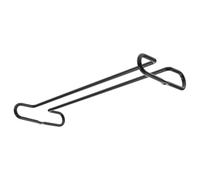 Zerodeko Black Iron Upside down Hanging Glass Stand Rack with Easy Installation, Compact and Elegant Bar Glass Holder for Restaurant Furnishings and Bar Use