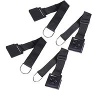 Zerodeko Black Resin Cello Non-slip Stop Holder Antiskid Plate with Adjustable Size from 40cm to 70cm, 4pcs Per Bag, Designed to Prevent Double Bass and Cello from Slipping and Ensure