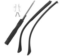 Zerodeko Black Tr90 Eyeglasses Arms Replacement Legs with Universal Design and Easy to Install Features, Sturdy Glasses Parts Suitable for Repairing Sunglasses and Eyeglasses Frames