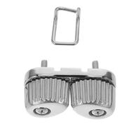 Zerodeko Boat Cam Cleat Stainless Steel 316 Polished with Wire Leading Ring, Small Marine Cable Clamp for 6-12mm Wire Rope, Sailboat Sheet Control Sliding Cleat for Boating and Sailing