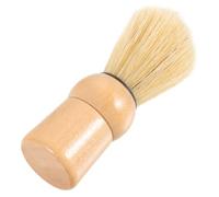 Zerodeko Broken Hair Removal Brush Neck Duster 3.34x0.98x0.98 in Easy to Install Prevent Hair from Inverting Beard Brush for Men Wooden Bristle Barber Use