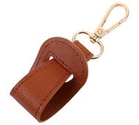 Zerodeko Brown Pu Hat Travel Clip Versatile Design Stylish Simplicity Prevents Hat Loss for Travel on Backpack Or Handbag Lightweight and Sturdy Accessory
