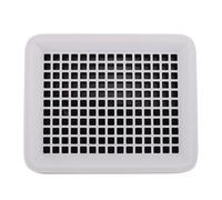 Zerodeko Bunny Cage Toilet Pp Material Black with Heightened Fence and Thick Bottom Net Design, Easy to Install and Prevents Excrement Splashing, Small Pet Cage for Guinea Pigs and