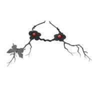 Zerodeko Butterfly Headband Flower Crown Girls Hair Accessory Curly Willow Branches Bohemian Style Warm Season Beach Party Cosplay