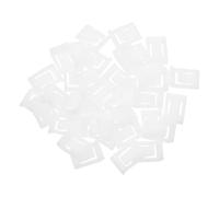 Zerodeko Cabinet Door Hinge Limiter Clips 50pcs 90 Degree Angle Restrictor Plastic Hinge Stopper for Corner Cabinets