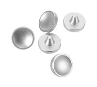 Zerodeko Camera Alloy Soft Button Shutter Control Release Metal 5pcs in Silver Aluminium Compact Size 0.95x0.95x0.55cm Responsive Shutter Control for Dslr and Film Cameras for Travel