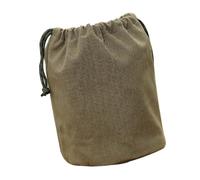 Zerodeko Camping Storage Bag Drawstring Storage Bag Canvas Sturdy Organizer Not Easy to Wear Long Time Use for Outdoor Activities