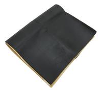 Zerodeko Car Sound Deadener Mat for Engine, Doors and Trunk with Heat Insulation and Slow Paint Aging, Black High Density Foam and Aluminium Foil, Suitable for Different Seasons