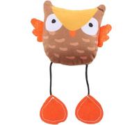 Zerodeko Cartoon Shaped Catnip for Cats Orange Plush Interactive Kitten Teething Stimulating Cat's Senses Fine Workmanship for Play and Chewing