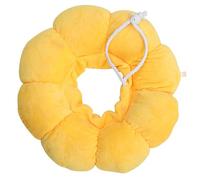 Zerodeko Cat Cone Collar Cat Collar Wound Protection Anti-scratch Pp Cotton Sun Flower Yellow for Period after Injury within 4kg 9kg 14kg 18kg
