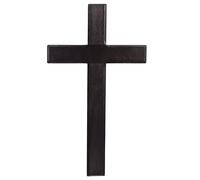 Zerodeko Catholic Wooden Wall Cross, Wall Hanging Crucifix Cross Art Craft Hanging Jesus Rustic Holy for Christian Accent Church Chapel Altar Wall Decoration