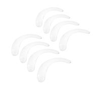 Zerodeko Ceiling Fan Blades Replacement Plastic Parts for Easy Installation and Quiet Operation 8pcs with Screw Holes Modern Minimalist Design 42 Inch Fan for Home Cooling Accessories